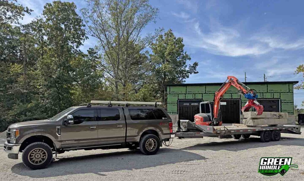 F250 Ford Super Duty King Ranch 4x4 Powerstroke Diesel Truck Trailer