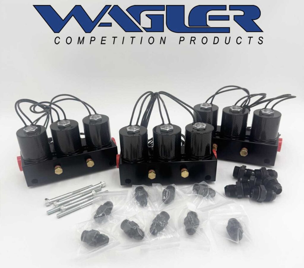 Wagler Competition Products Triple Nitrous Solenoid Kit Diesel Drag Racing