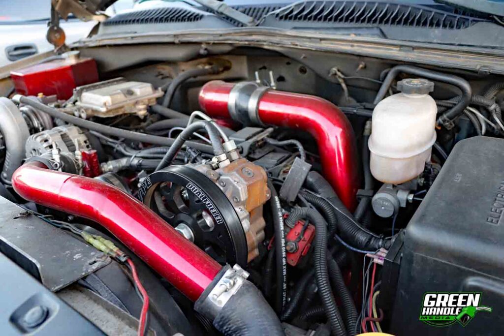 Dual CP3 Duramax Diesel Engine LB7 Chevy Truck Pulling