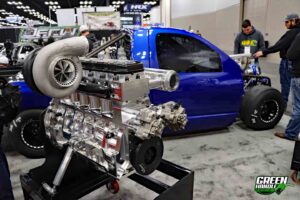 PRI Show Wagler Billet Aluminum Block Cummins Diesel Engine Apex Turbo