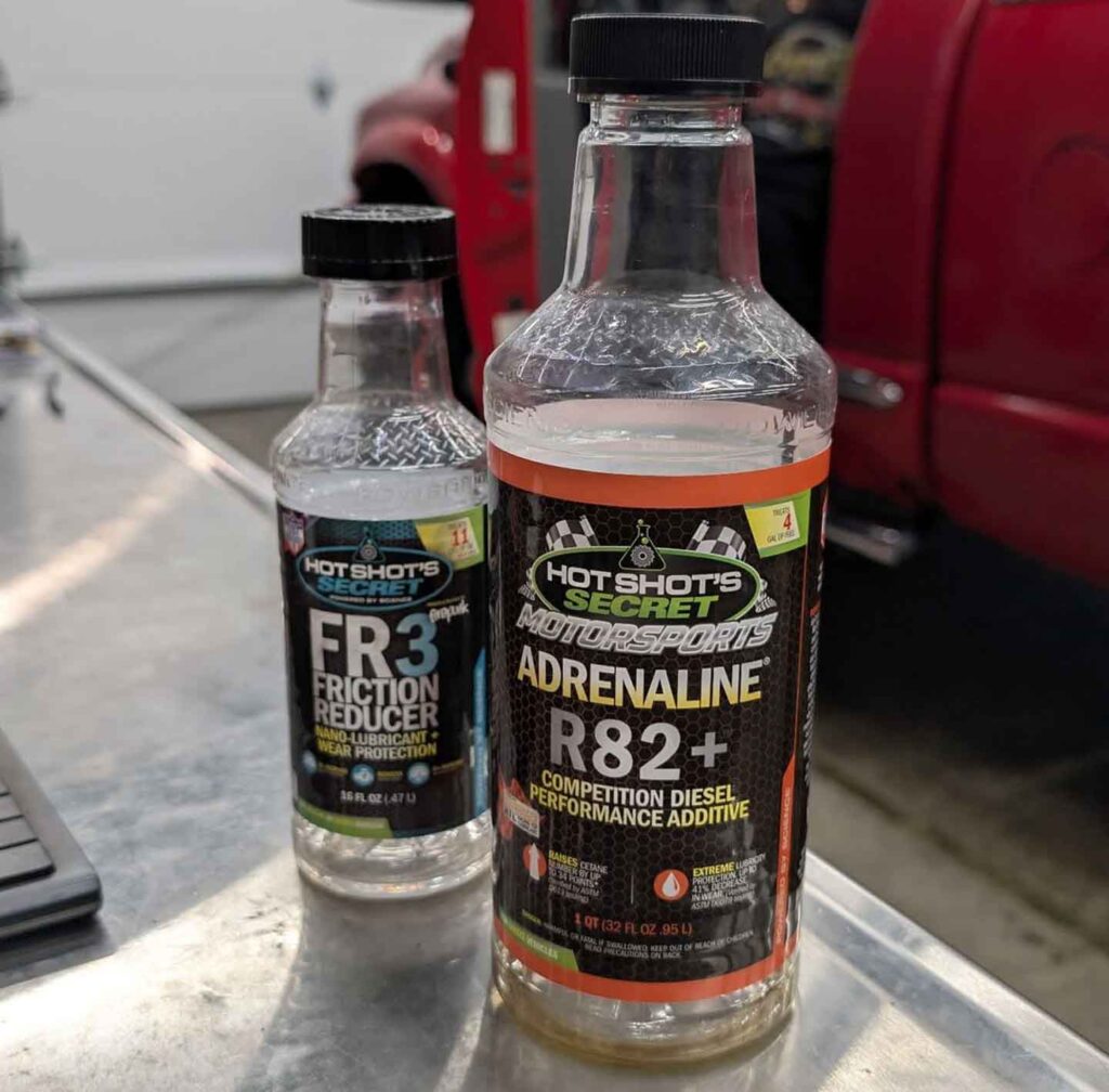 Hot Shots Secret Diesel Fuel Additive Dyno Horsepower Gains Engine Oil Friction Reducer