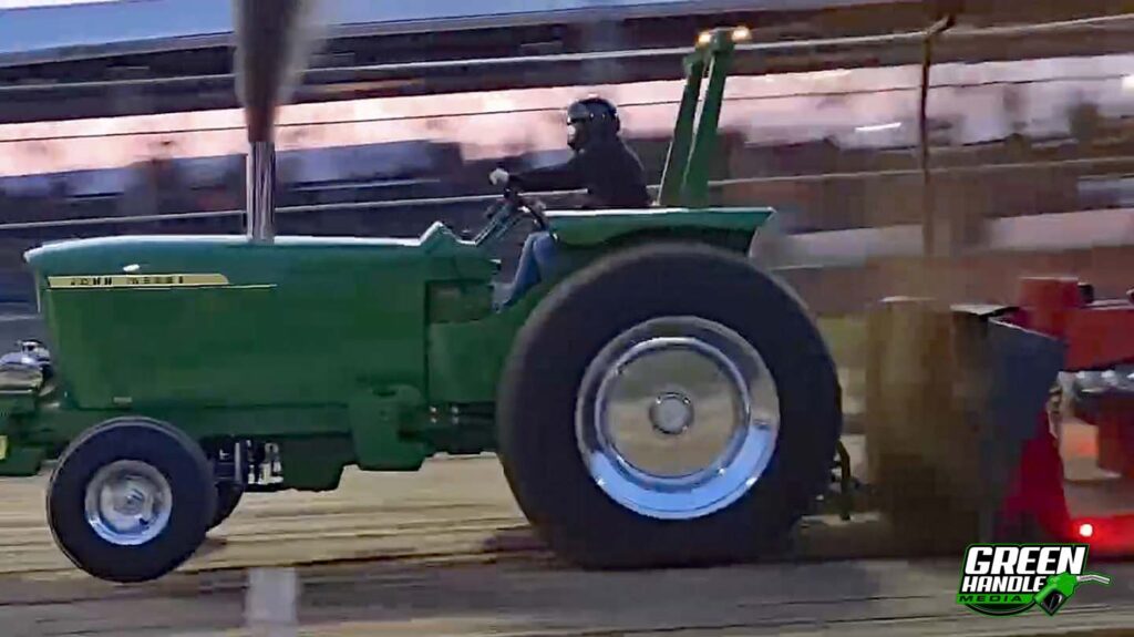 John Deere 5020 Diesel Tractor Pulling Open Farm Stock Single Turbo Class