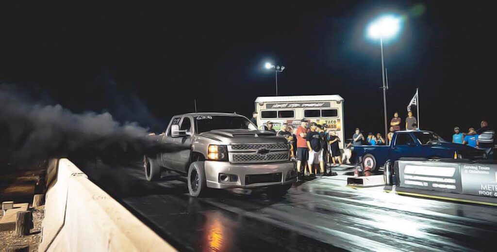 Diesel Drag Racing Record Fastest Duramax LML Chevrolet Silverado 2500