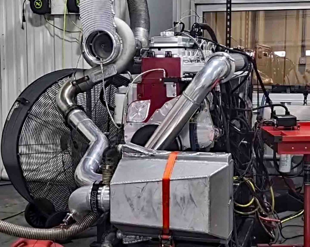 Dynomite Diesel Products Cummins Engine Dyno Big Single Turbo Harts Hamilton Cams
