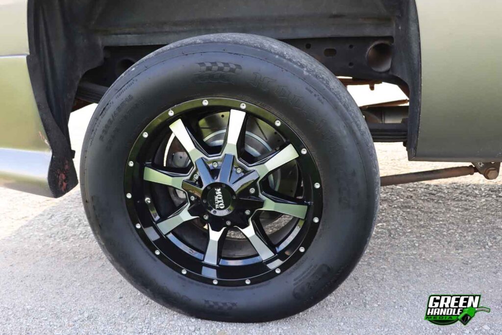 Hoosier Drag Radial Tires Moto Metal Wheels CalTracs Traction Bars LML Duramax