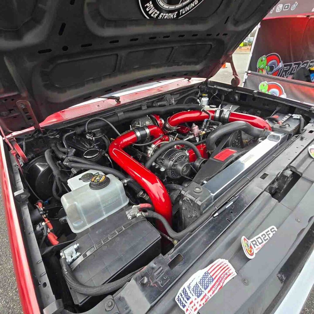 7.3L Powerstroke Diesel T4 Turbo Mount Intercooler OBS Ford F-250 Truck