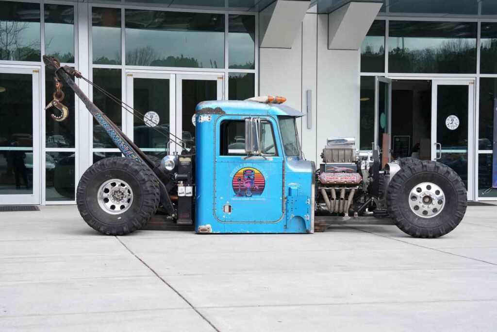 Diesels And Dirtbags Rat Rod Wrecker Peterbilt 7.3L Powerstroke Swap Supercharger
