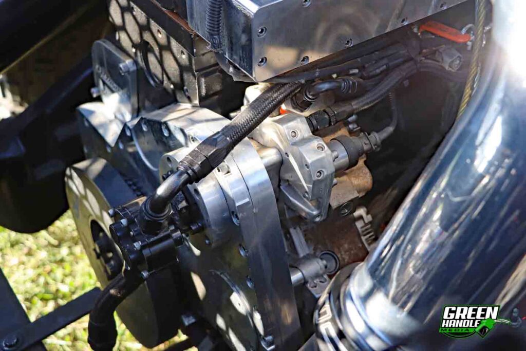 Dual CP3 6.7 Cummins Megatron Diesel Truck Pulling Engine