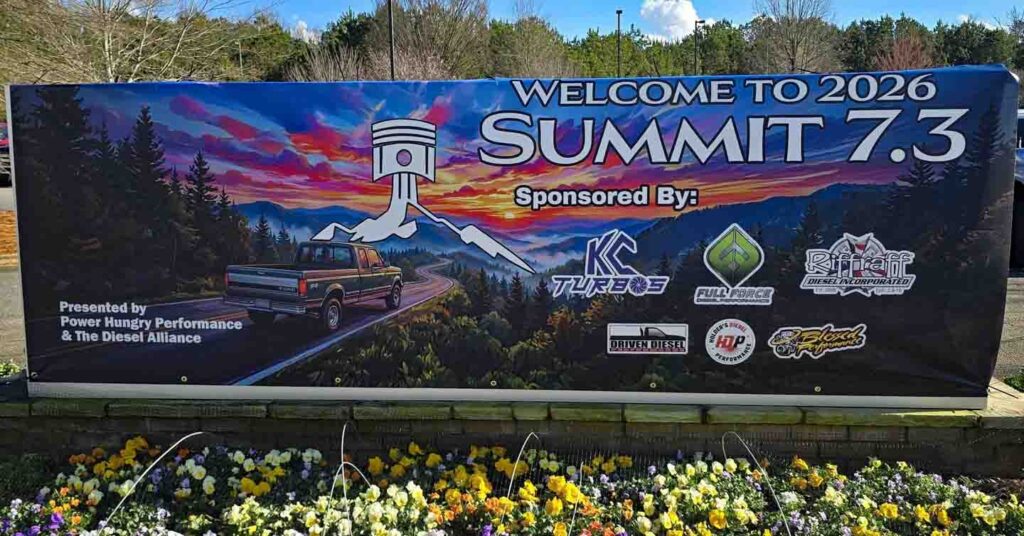 Summit 7.3 Diesel Truck Event Banner Powerstroke Trade Show