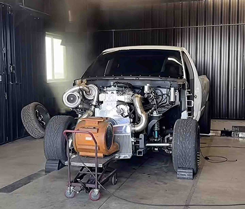 Dodge Ram 2500 Cummins Firepunk Diesel Chassis Dyno Horsepower Record