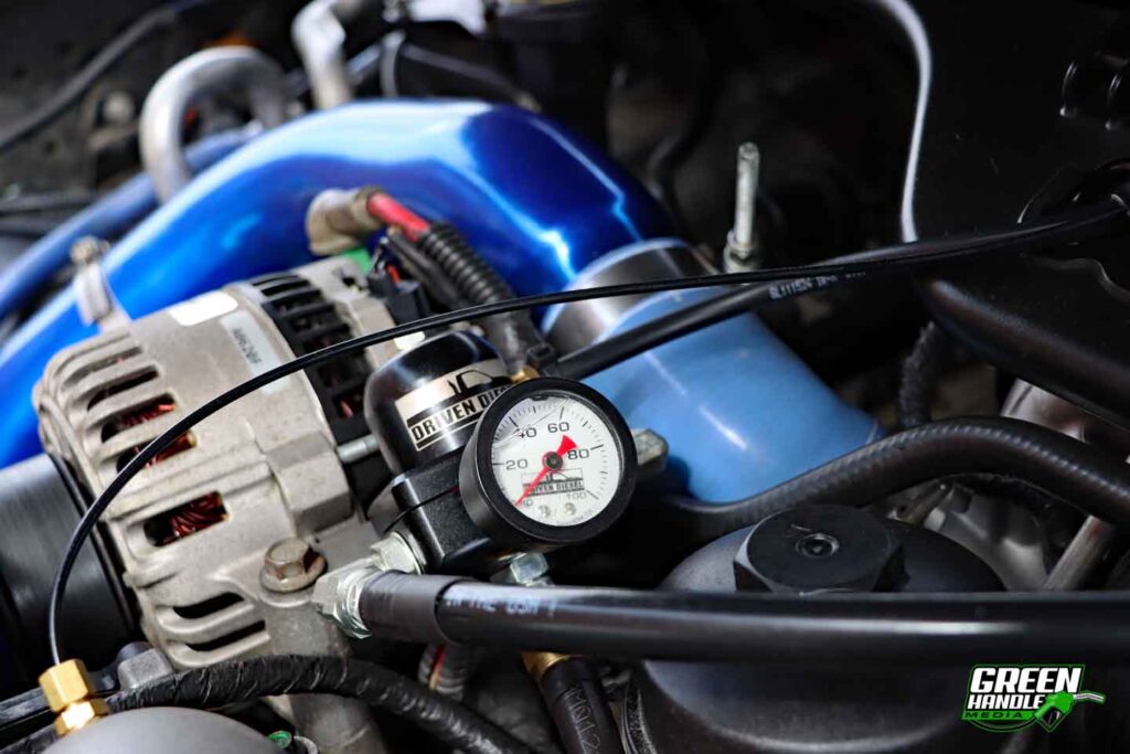 Driven Diesel 6.0L Powerstroke Regulated Return Fuel Pressure Gauge