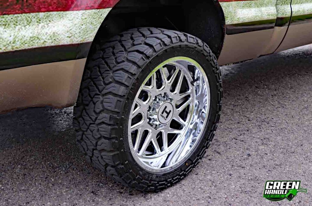 Hostile Wheels Ford F250 Super Duty Kenda Klever RT Tires 6.0L Powerstroke