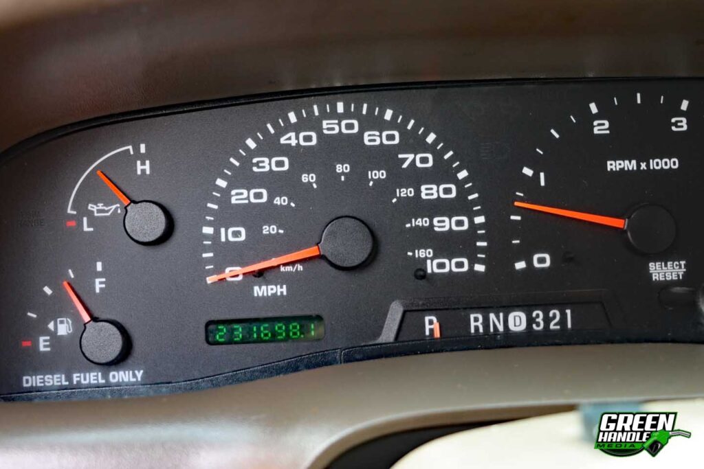 Odometer 2004 Ford F-250 Super Duty 6.0L Powerstroke Diesel Engine Miles