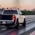 GMC Sierra 2500 HD Crew Cab 4x4 Diesel Truck Fastest L5P Duramax Drag Race Record