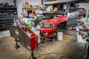 WP Developments O Line Super Stock Diesel Truck Triple Turbo Cummins Sled Pulling