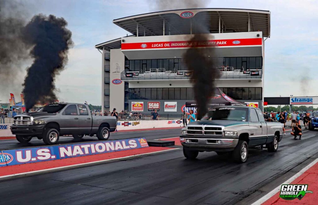 Dodge Ram 2500 Second Gen Cummins Diesel Drag Racing Fastest 4x4 Truck