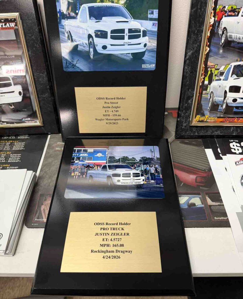 Outlaw Diesel Super Series Drag Race Records Quickest Dodge Fastest Cummins 4x4 Ram