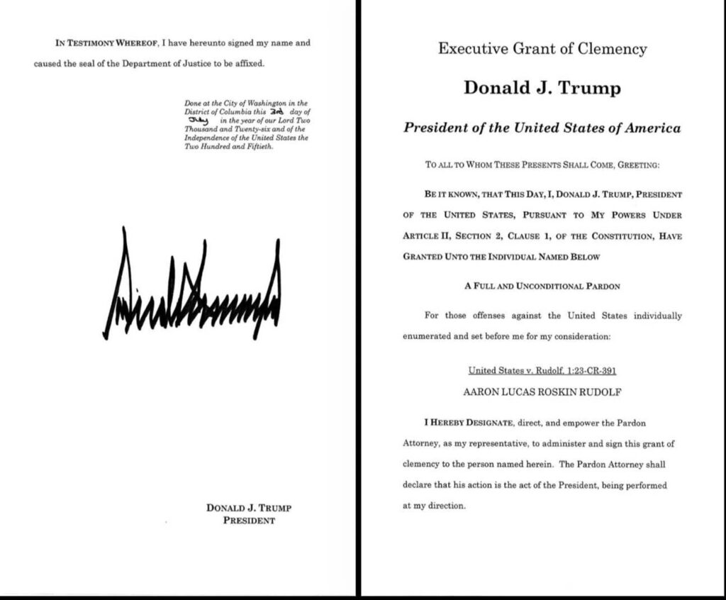 Presidential Pardon Donald J Trump Rudys Performance Parts Diesel Emissions