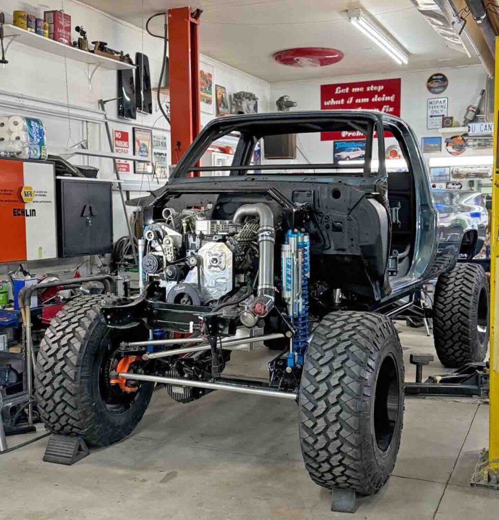 1977 Chevy K20 Cummins Swap Diesel Conversion 4x4 Truck Compound Turbo 5.9L