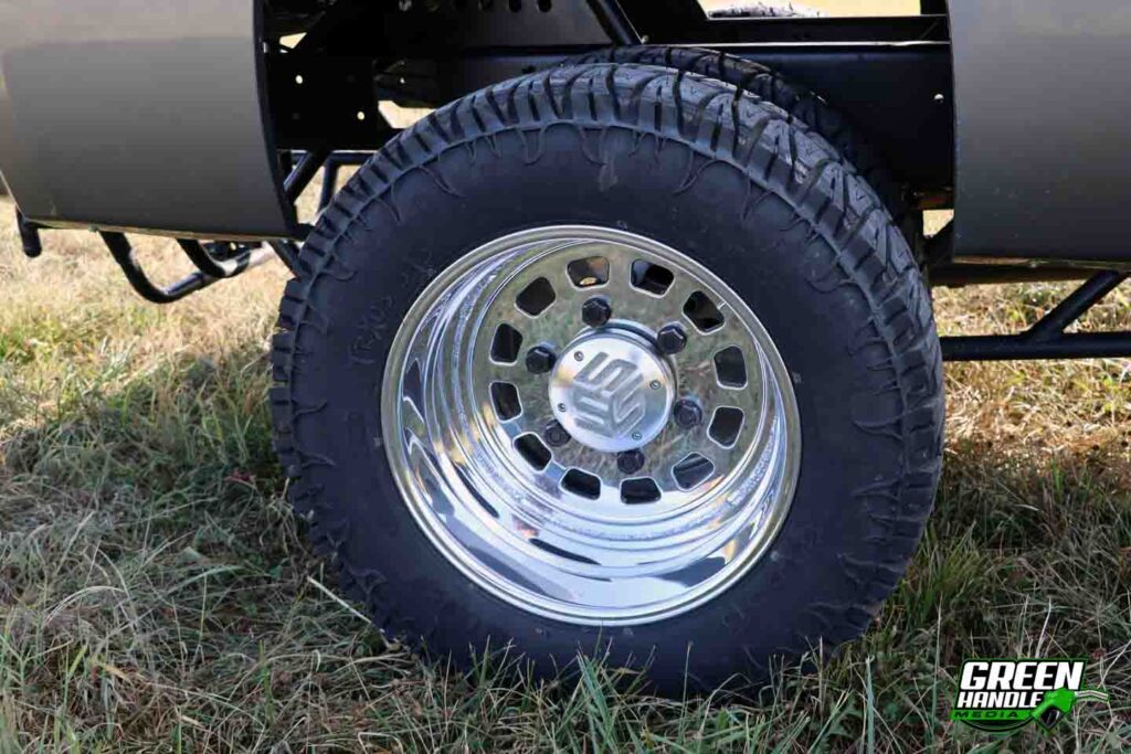 Chevrolet Duramax Dual Rear Wheel Custom Forged Rims Diesel Truck Pulling