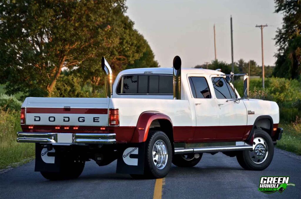 Crew Cab First Gen Cummins Dodge Ram W350 Frame Off Restoration 5.9L Diesel