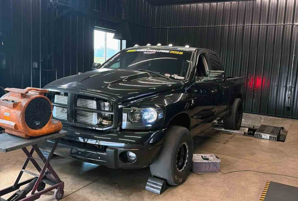 Cummins Dodge Ram 2500 Chassis Dyno Horsepower 72 Fast Diesel Drag Racing