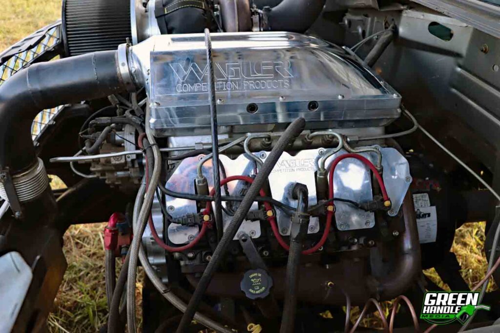 Diesel Truck Pulling Duramax Diesel V8 Wagler Intake Ppe Exhaust Manifolds Common Rail