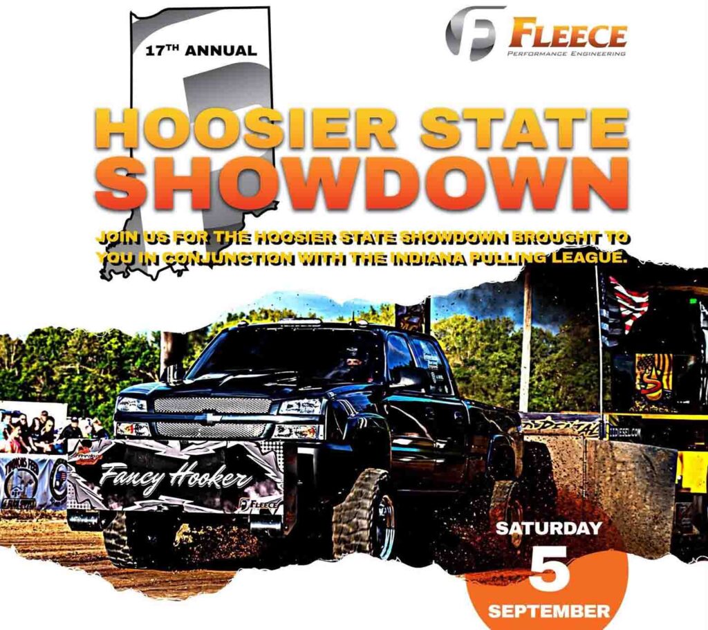 Hoosier State Showdown Fleece Performance Engineering Diesel Truck Tractor Pull