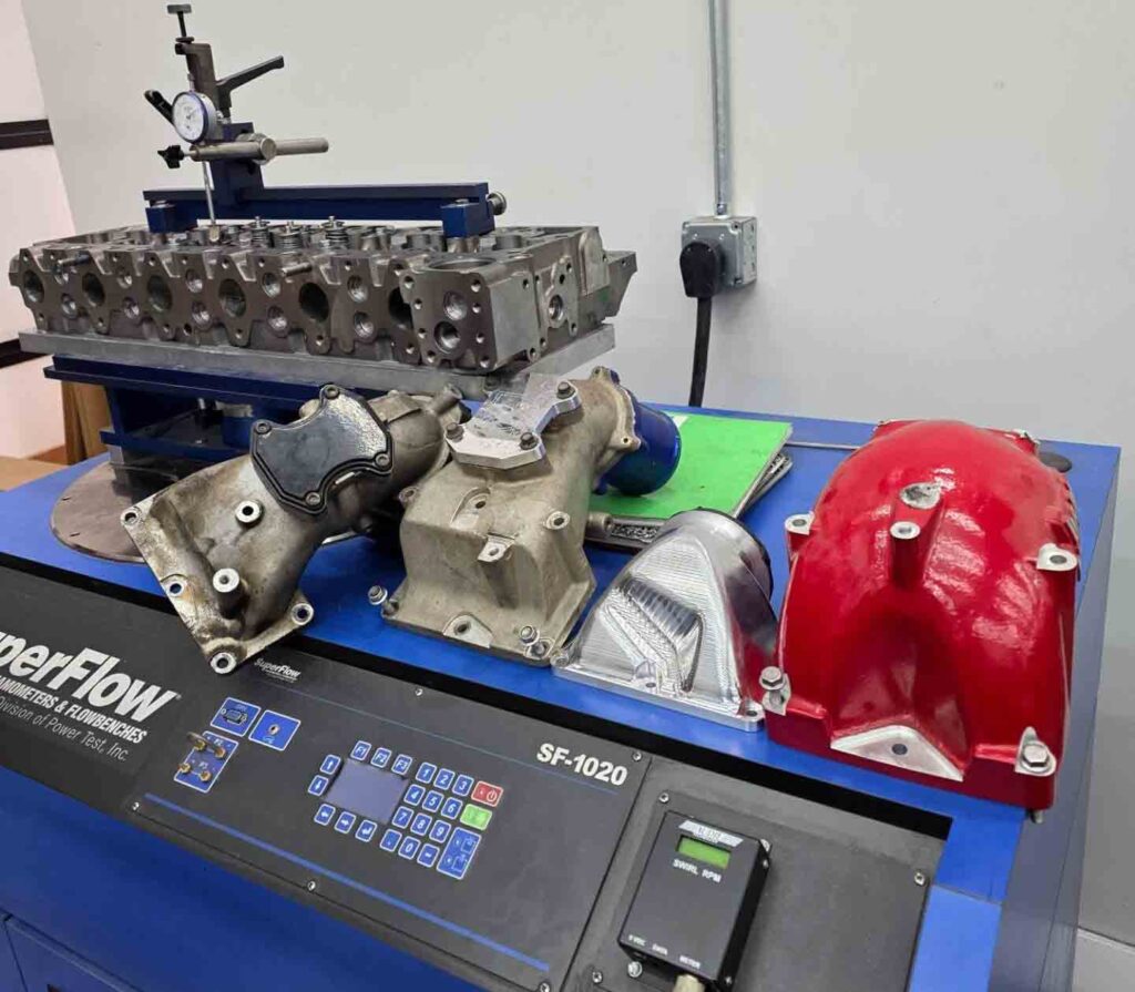 Power Driven Diesel 6.7L Cummins Intake Flow Bench Air Test Cylinder Head