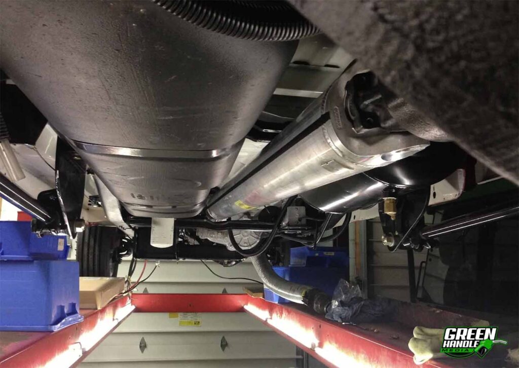 Truck Underbody First Gen Cummins Diesel Fuel Tank Rear Axle Air Ride Suspension