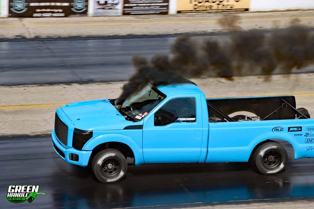 6.7L Powerstroke Diesel Drag Race Ford F250 Super Duty Fast Spe 4x4 Truck