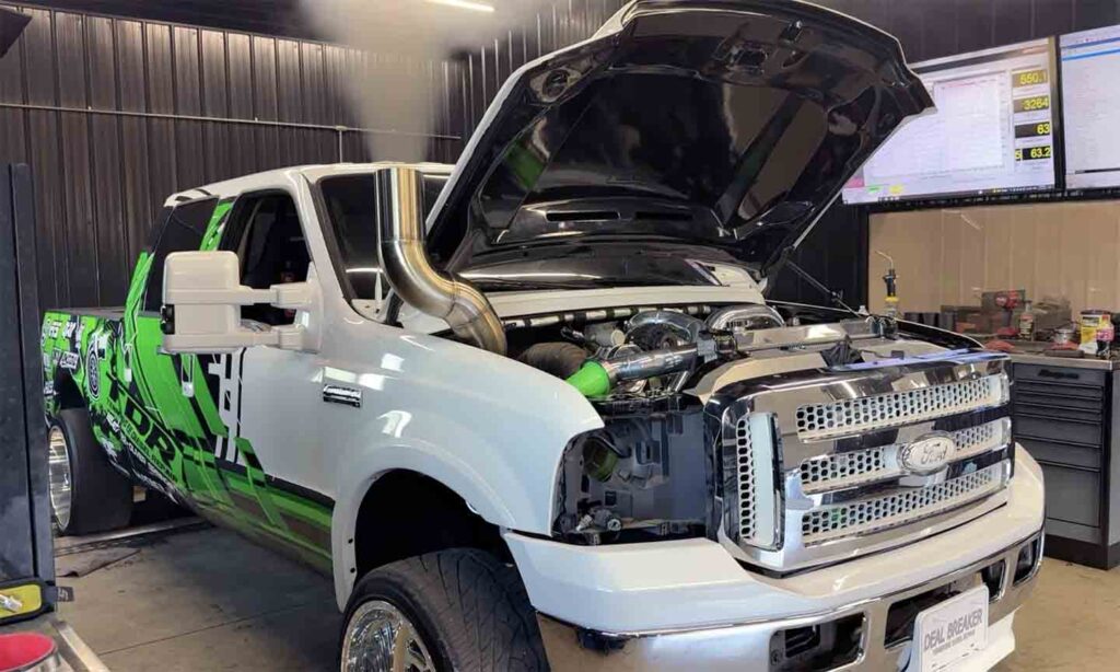 6.0 Powerstroke Diesel Dyno Highest Horsepower Ford Super Duty 4x4 F350