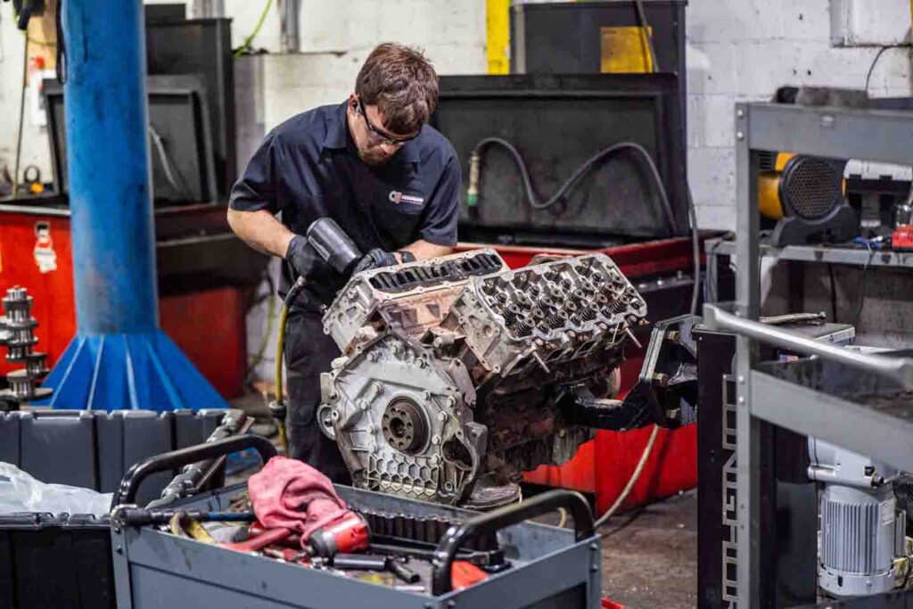 Core Engine Teardown Lml Duramax Diesel V8 D&j Precision Machine Reman Long Block
