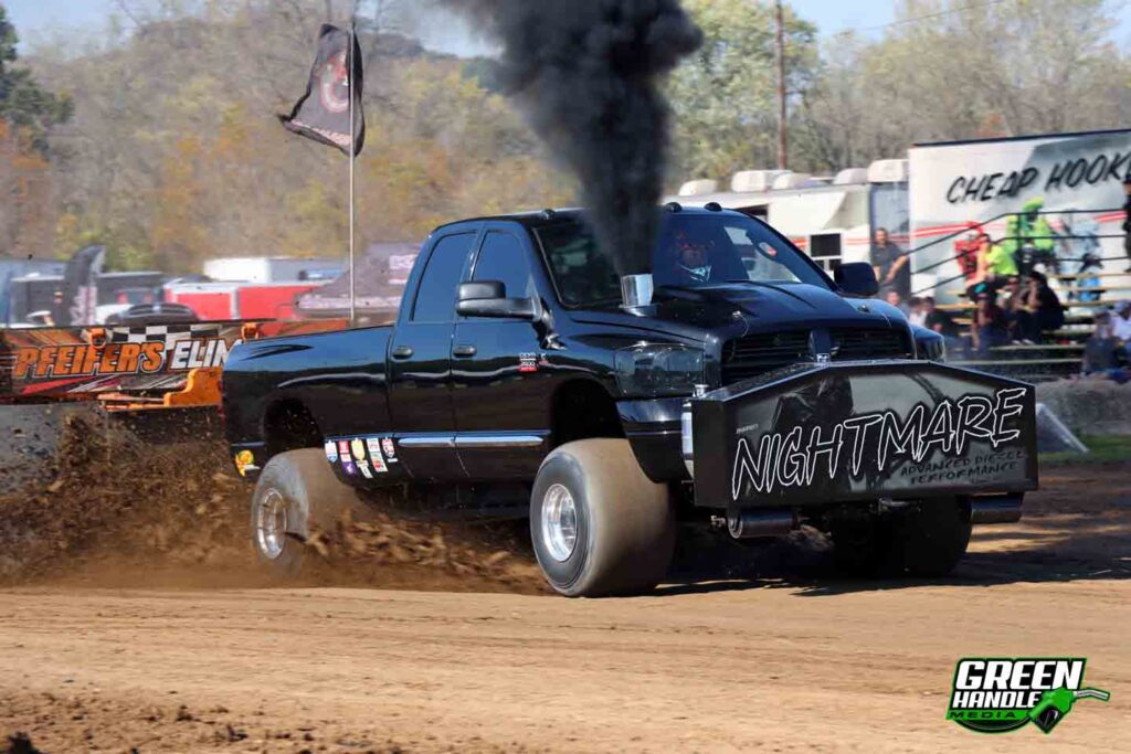 Dodge Ram 3500 Cummins Super Stock Diesel 4x4 Truck Pulling Compound Turbos
