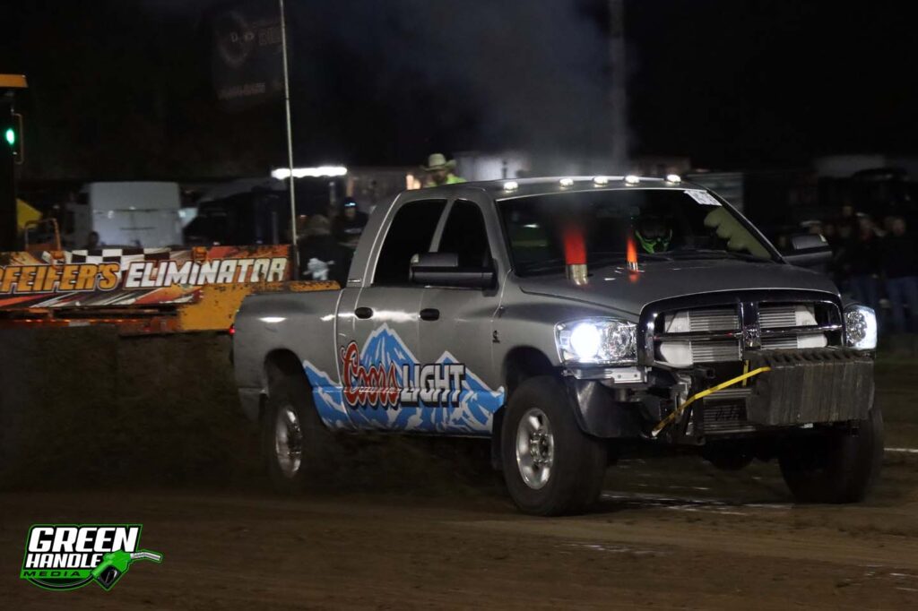 Flame Hood Stack 4x4 Diesel Truck Pulling Cummins Dodge Ram Crew Cab