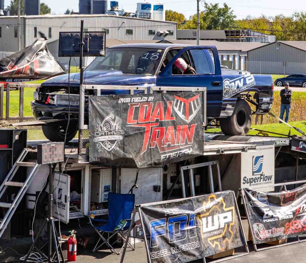 Second Gen Single Turbo Cummins Diesel Dodge Ram 2500 Dyno Graph Horsepower